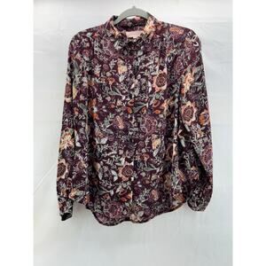 Philosophy, women’s M floral button up blouse
